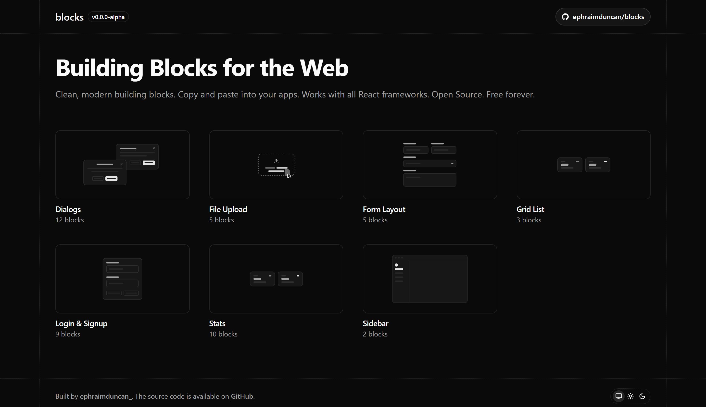 Preview of Blocks.so