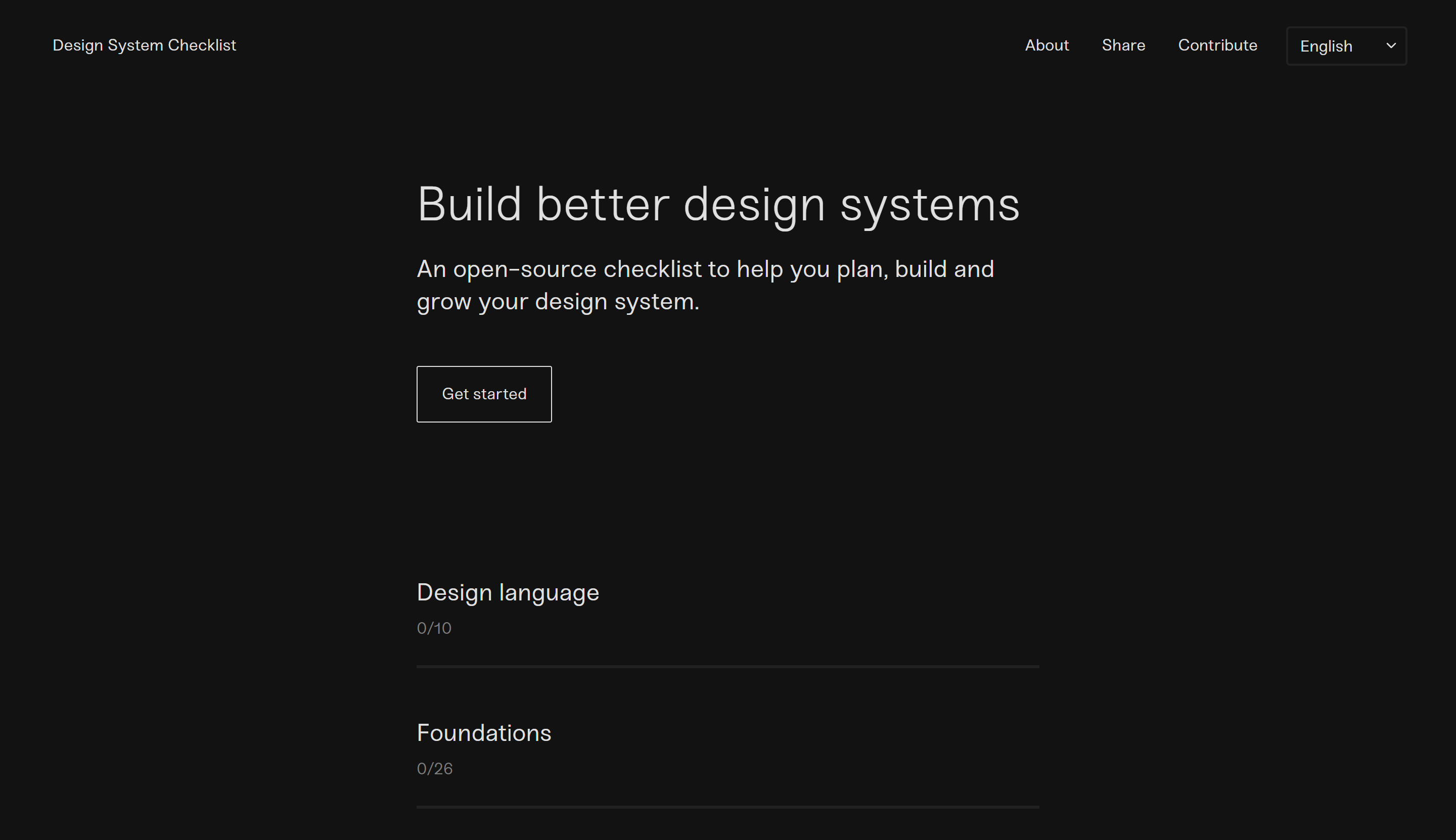 Preview of Design System Checklist