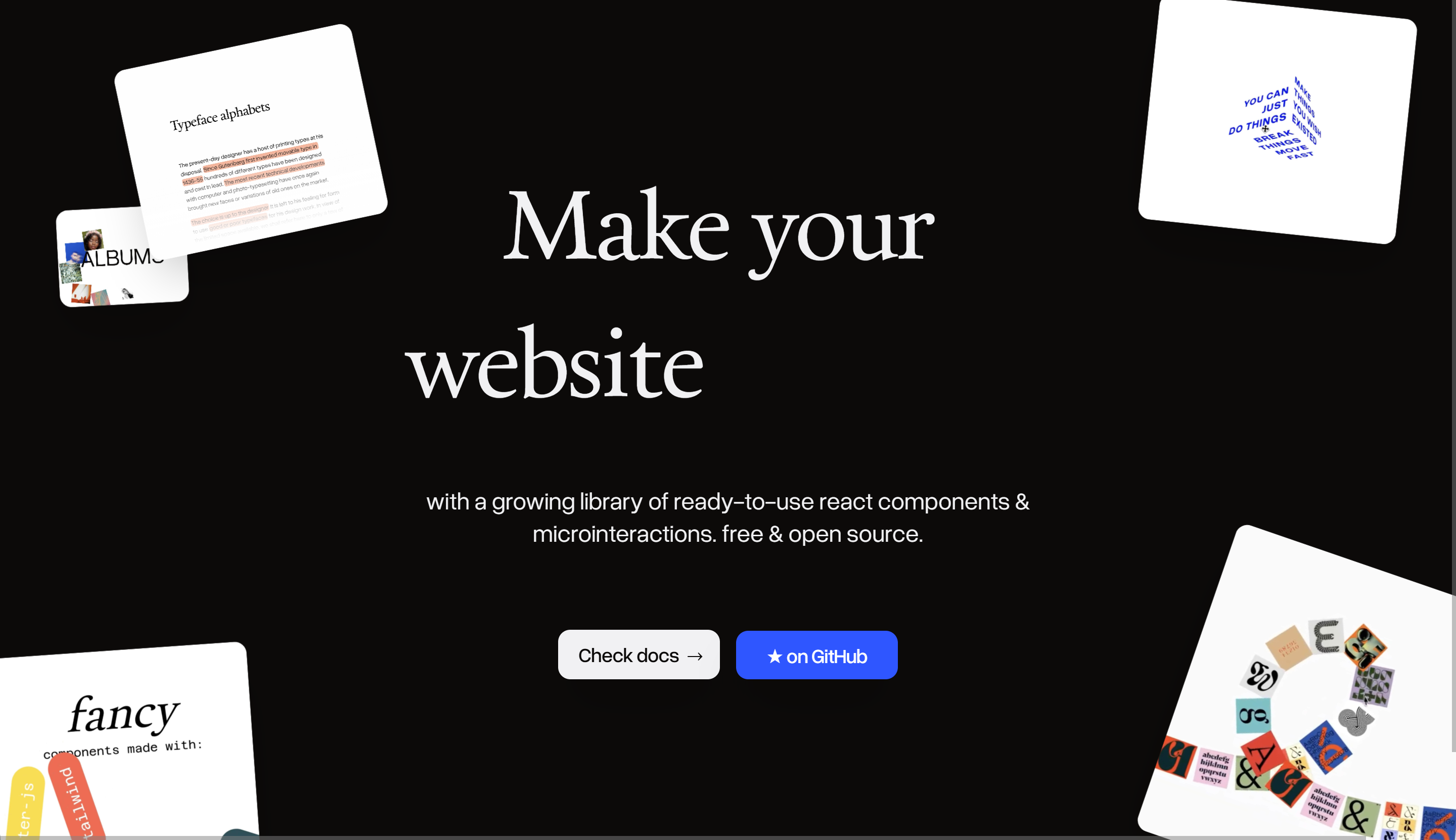 Preview of Fancy Components