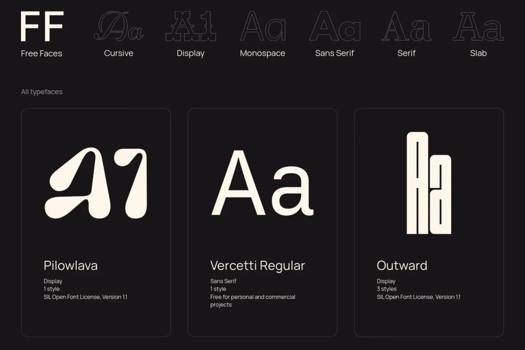 Preview of Free Faces Gallery