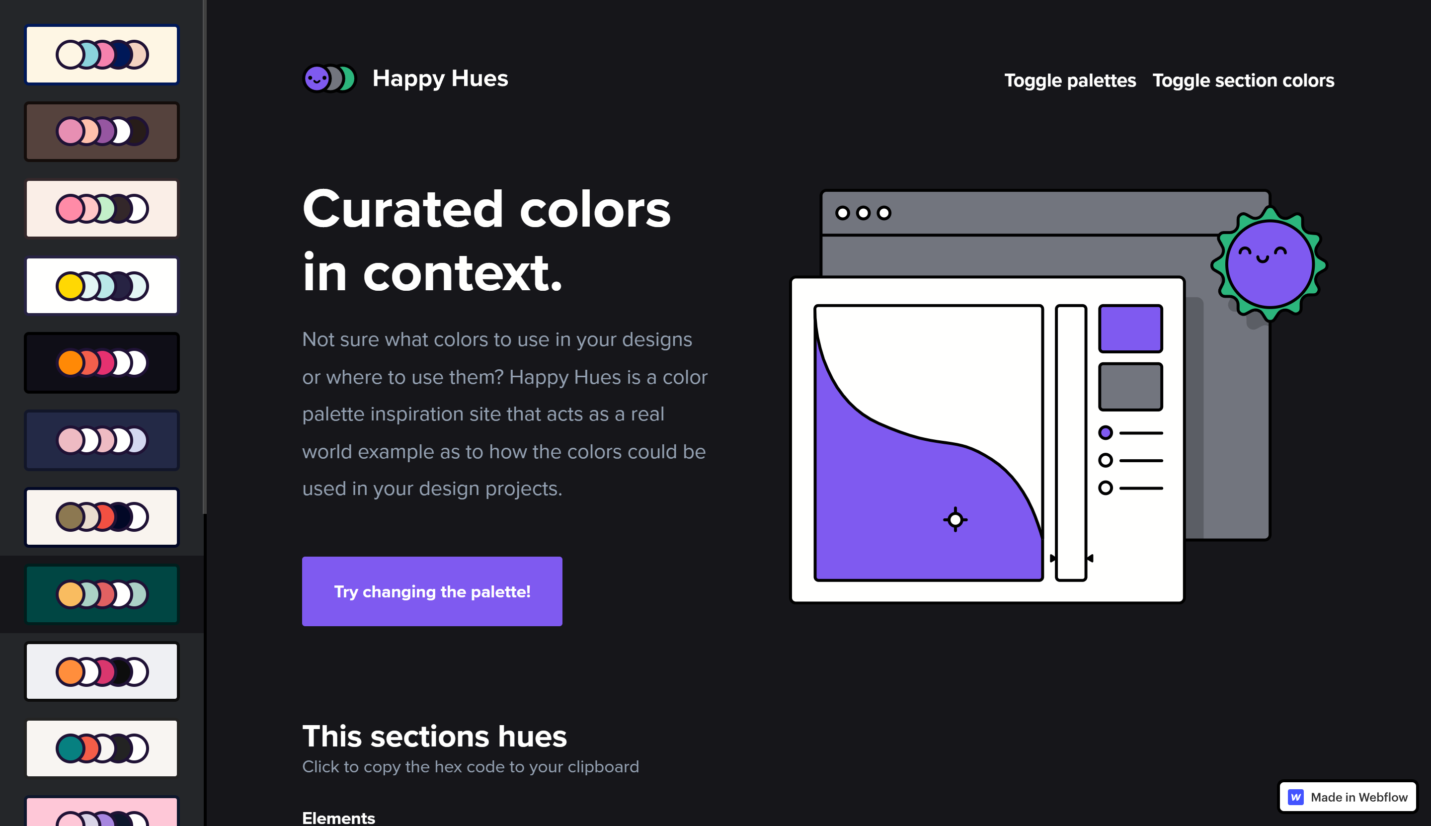 Preview of Happy Hues